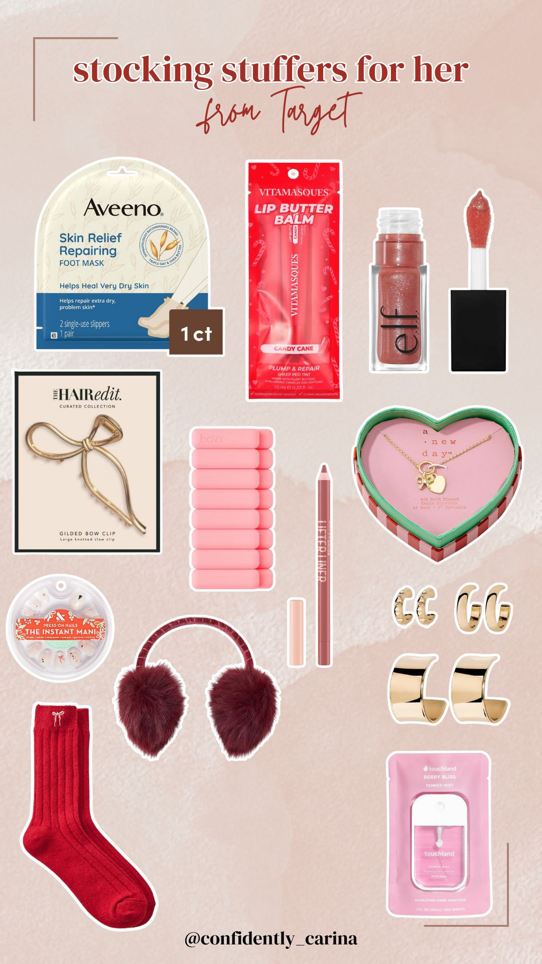 Sharing lots of stocking stuffer ideas for her - all from Target!

stocking stuffers, stocking ideas, stocking ideas for her, gift ideas, gift ideas for her, gift guides, gifts for her 

 #LTKGiftGuide #LTKHoliday #LTKFindsUnder50