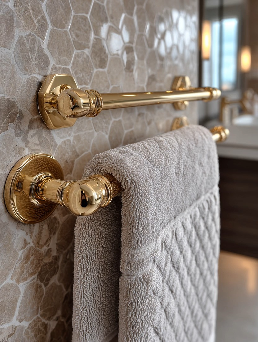 
Why do most bathrooms—even brand new ones—still feel basic?

Because they’re missing detail.

You can have a beautiful marble wall, clean tiles, and a modern vanity… and still feel like something is off. That “designer finish” you’re looking for doesn’t come from renovation—it comes from the small upgrades most people overlook.

This is one of them.

A simple switch to gold towel bars and gold bathroom hardware instantly changes the entire space. It adds warmth, contrast, and that subtle luxury that makes your bathroom feel styled instead of just functional.

And the best part?

It works with everything—white bathrooms, neutral tones, marble finishes, even vintage-style spaces. No need to redo your tiles, no need to renovate.

This is one of those upgrades where people won’t know exactly what changed… but they will feel the difference.

If your bathroom feels unfinished, start here.

We’ve curated multiple options of gold towel bars, bathroom accessories, and matching hardware sets so you can upgrade your space easily.

✨ Skip the renovation—shop these gold bathroom details and instantly elevate your space.

#BathroomDecor #HomeUpgrade #ModernHome 

 #LTKHome