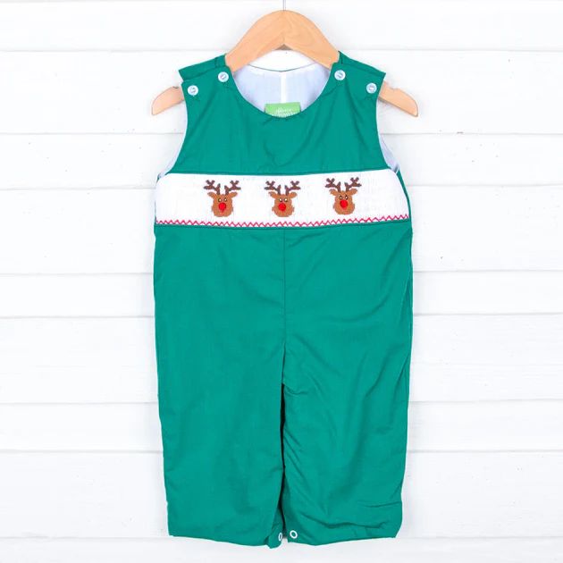 Reindeer Cheer Smocked Longall | Classic Whimsy