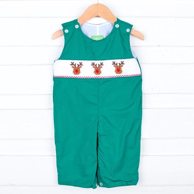 Reindeer Cheer Smocked Longall | Classic Whimsy