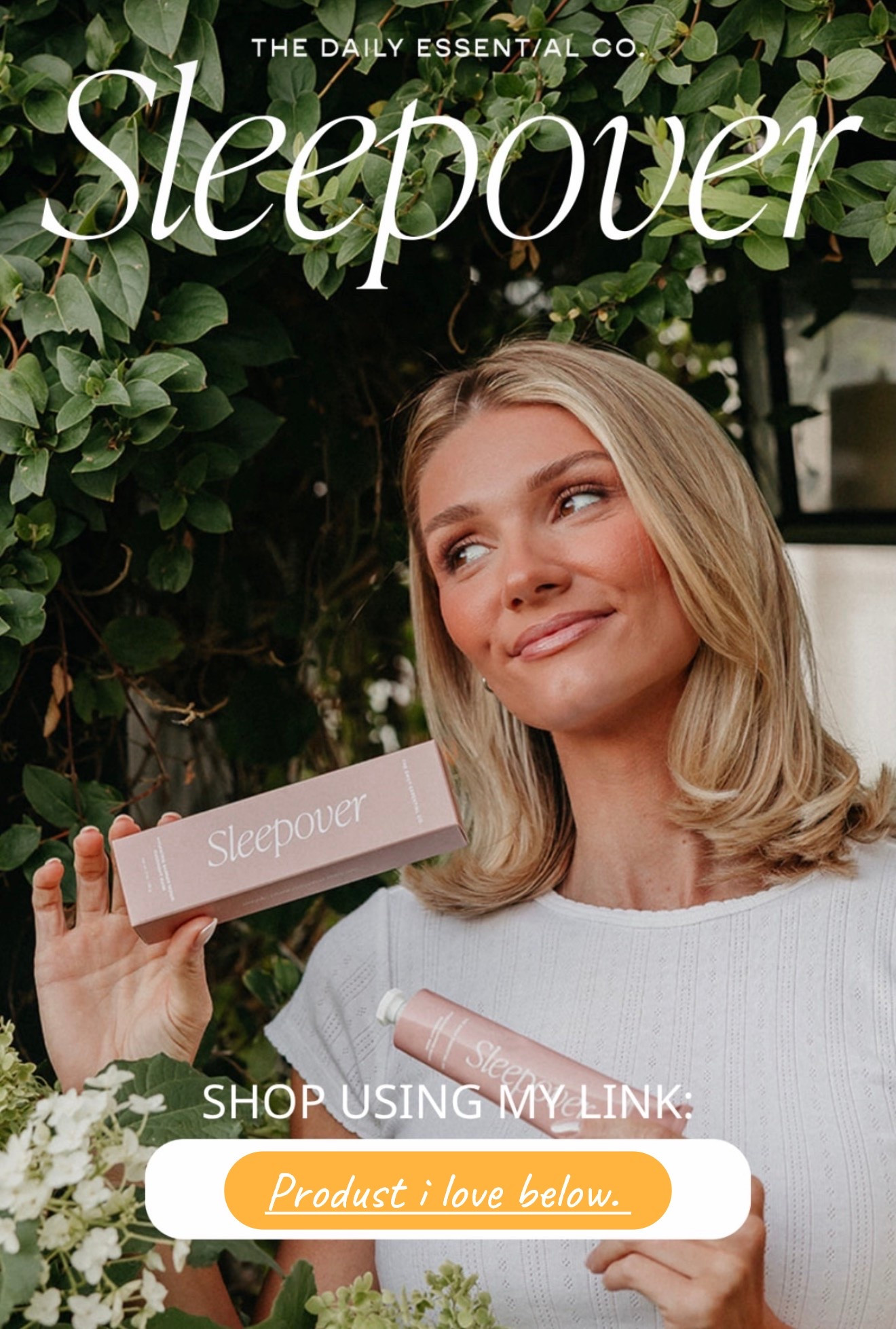 Can’t wait to get my hands on SLEEPOVER. 
I love and use their Cleanse morning and night. Retinol 2-3 times a week and Skin Bae daily! @thedailyessentialco

#LTKOver40 #LTKdayinmylife #LTKBeauty