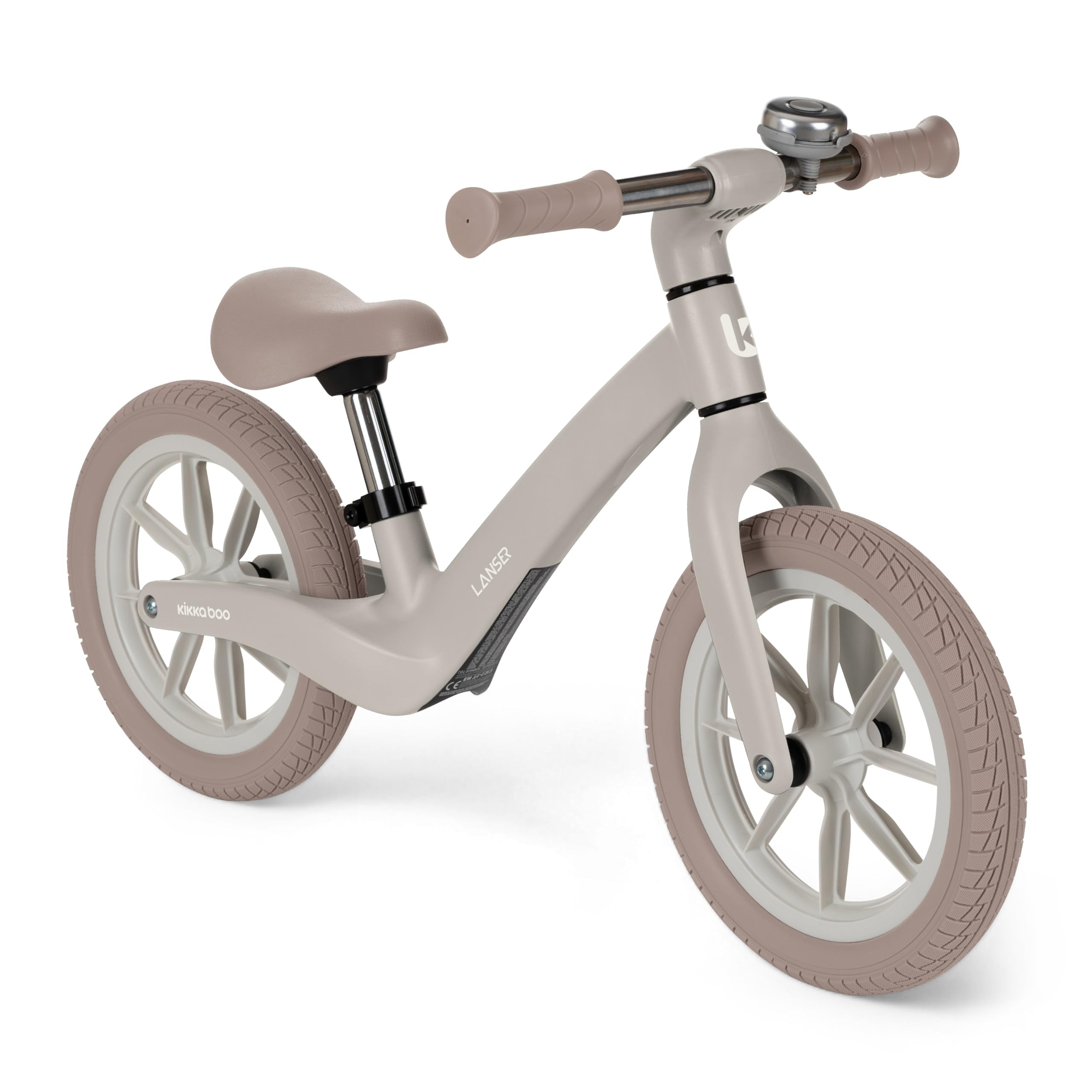 KikkaBoo Laufrad ab 3 Jahre LANSER, Ultraleichtes Balance Bike, 12 Zoll, Verstellbarer Sitz, Fahr... | Amazon (DE)