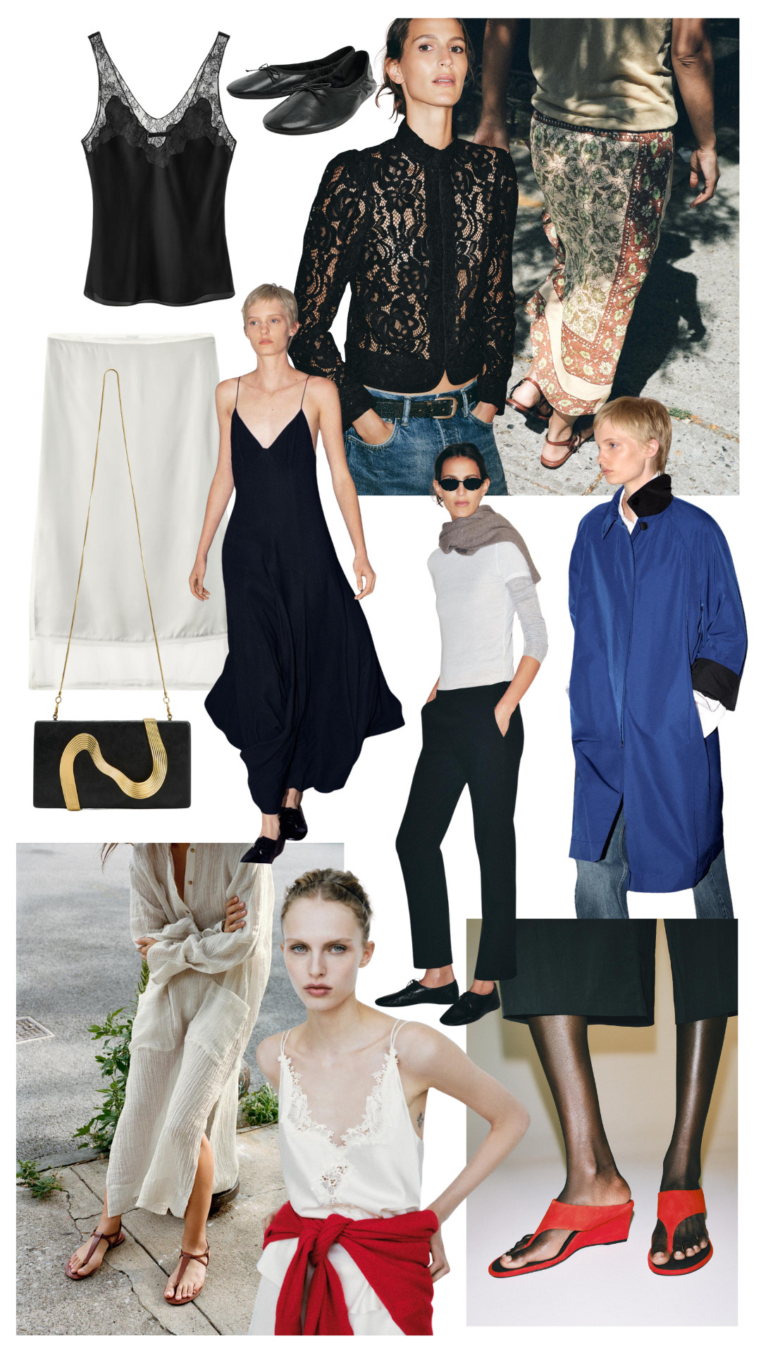 August Zara Edit 
| Satin Skirt | Suede Mules | Lace Jacket | Printed Skirt | Nylon Jacket | Metal Bag 

 #LTKuk #LTKsummer #LTKeurope