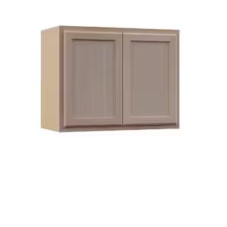Hampton Bay 30 in. W x 15 in. D x 24 in. H Assembled Wall Bridge Kitchen Cabinet in Unfinished wi... | The Home Depot