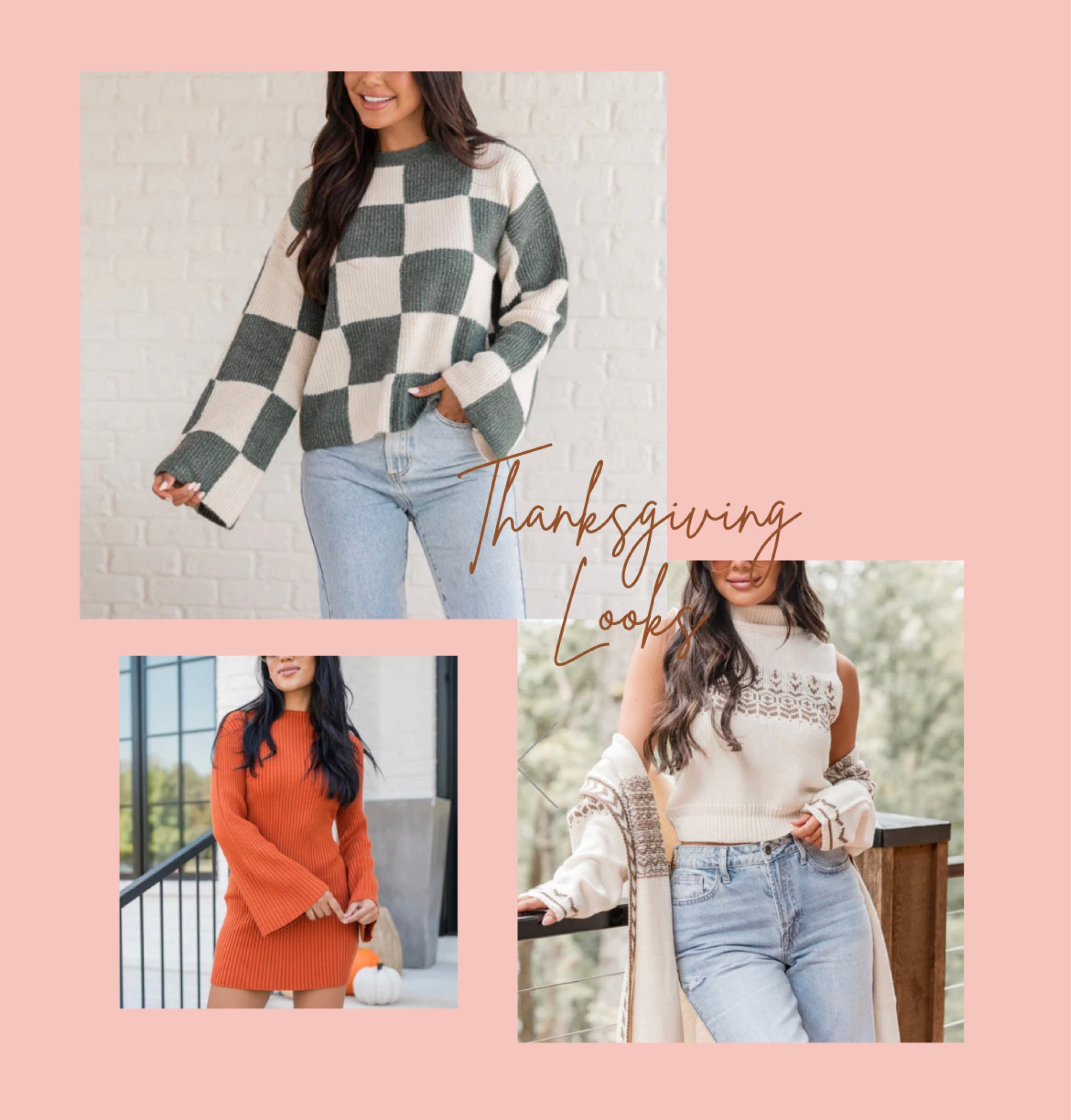 Thanksgiving outfits 2024 🍁 

#LTKstyletip #LTKfindsunder50 #LTKSeasonal