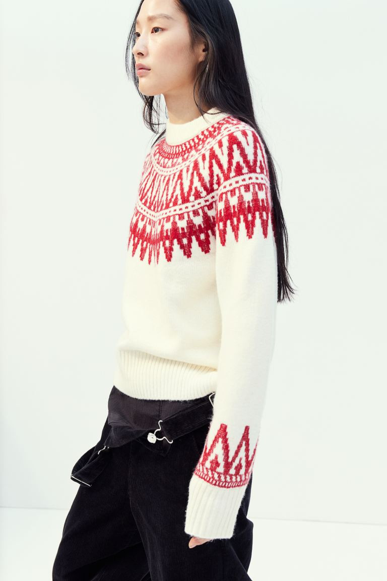 Jacquard-knit jumper | H&M (UK, MY, IN, SG, PH, TW, HK)