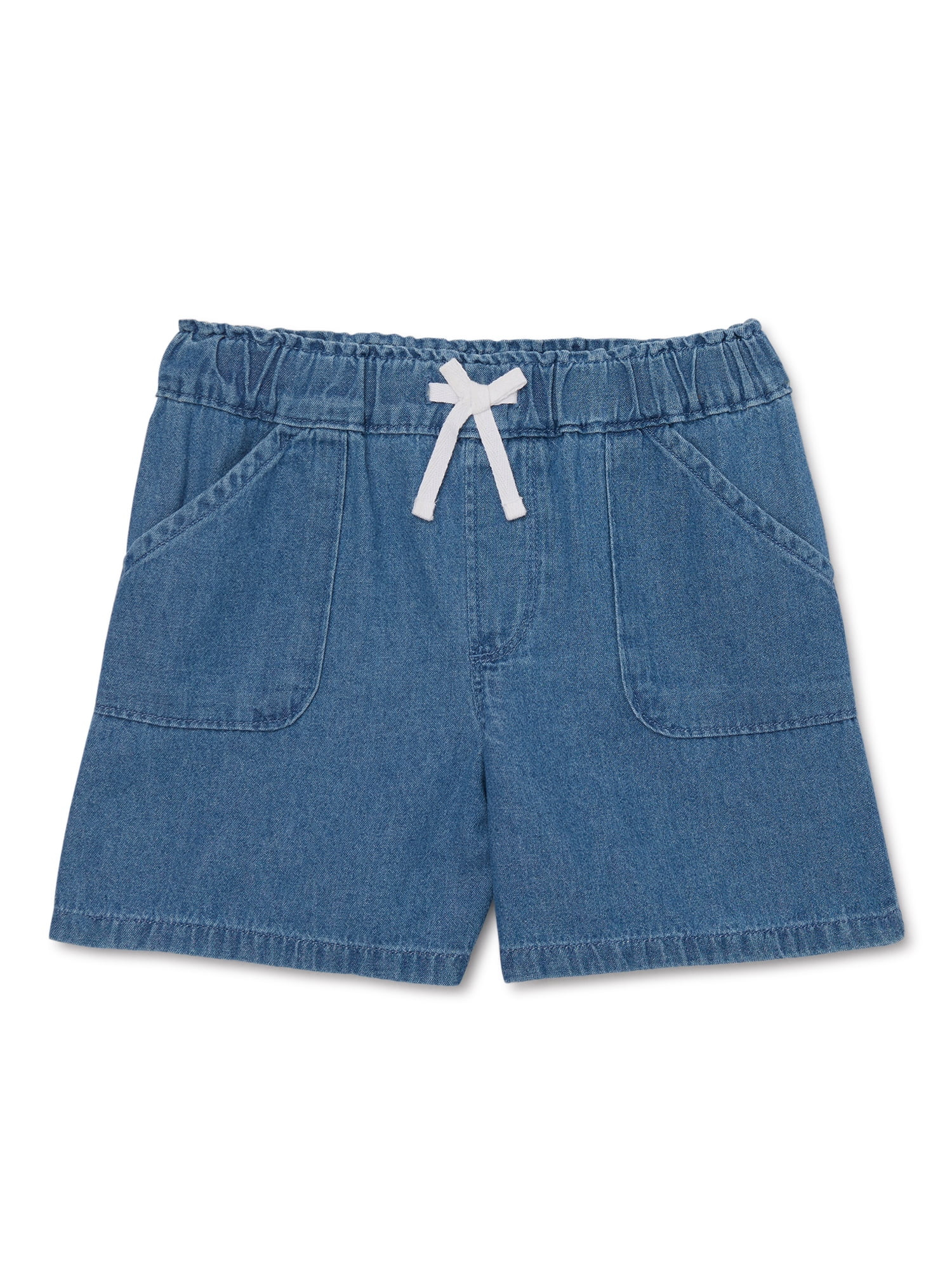 Wonder Nation Girls Pull On Shorts, Sizes 4-18 & Plus | Walmart (US)