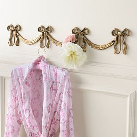 LoveShackFancy Bow Hook Rack (30") | Pottery Barn Teen