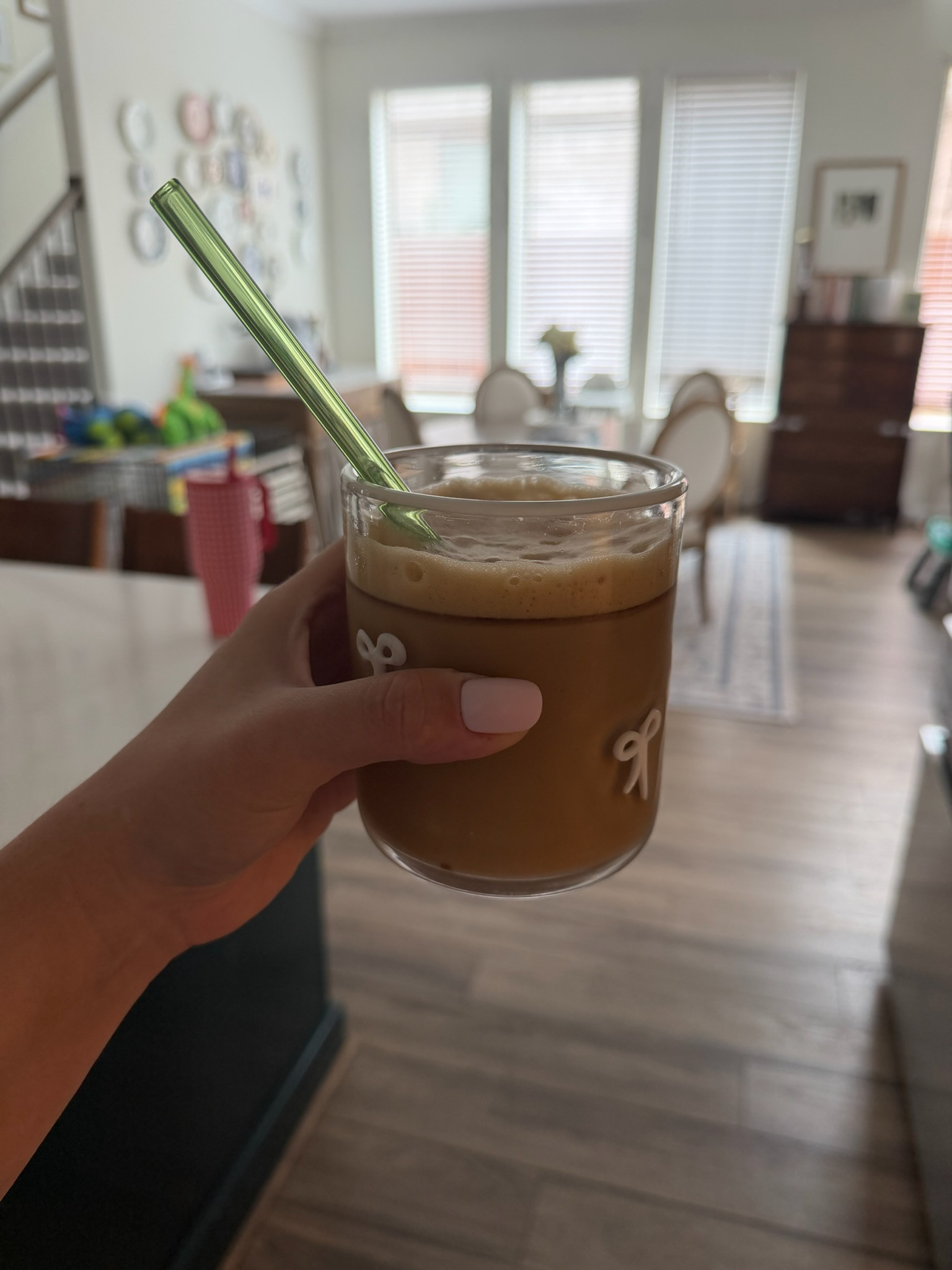 Icon glasses are so popular right now and I'm loving it!! 🤍

This exact one is sold out so linking some similar ones below!  

 #LTKmorningroutine #LTKfoodie #LTKHome