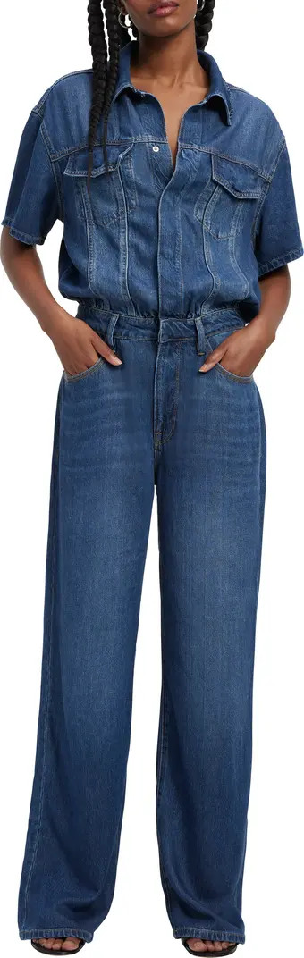 Weightless Denim Jumpsuit | Nordstrom