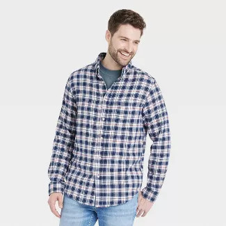 Men's Lightweight Flannel Long Sleeve Button-Down Shirt - Goodfellow & Co™ | Target