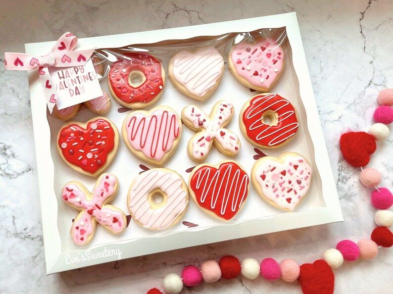 Valentine Donut Platter/Box | Etsy (US)