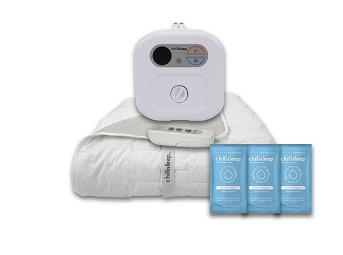 ChiliSleep - Cube Cooling & Heating Mattress Pad - Half California King + Cleaning Solution - White | Best Buy U.S.