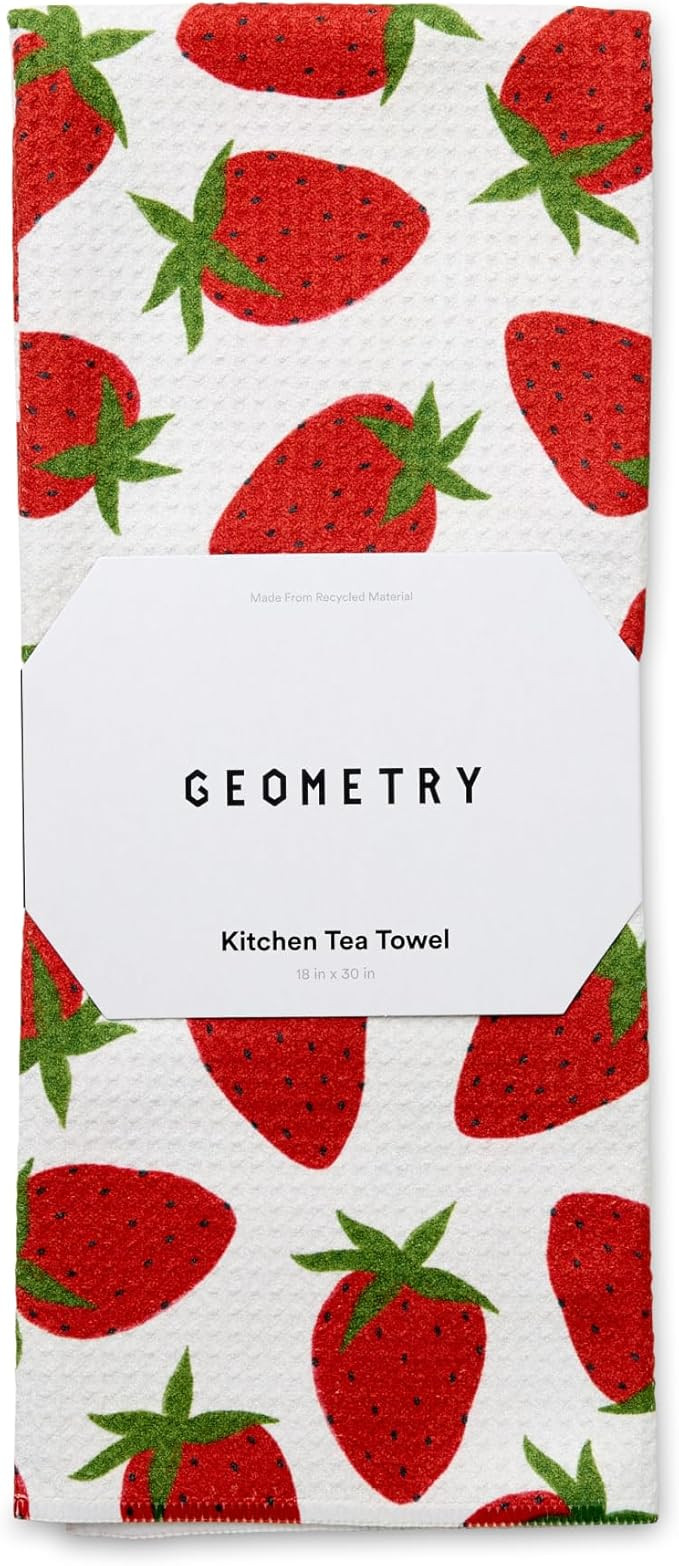 GEOMETRY Tea Towels – Spring & Summer Collection – Quick-Dry, Ultra-Absorbent, Reusable Micro... | Amazon (US)