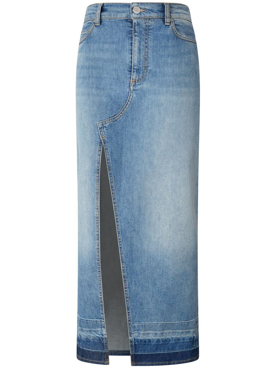 Pinko Cairo Denim Skirt Clothing | Baltini