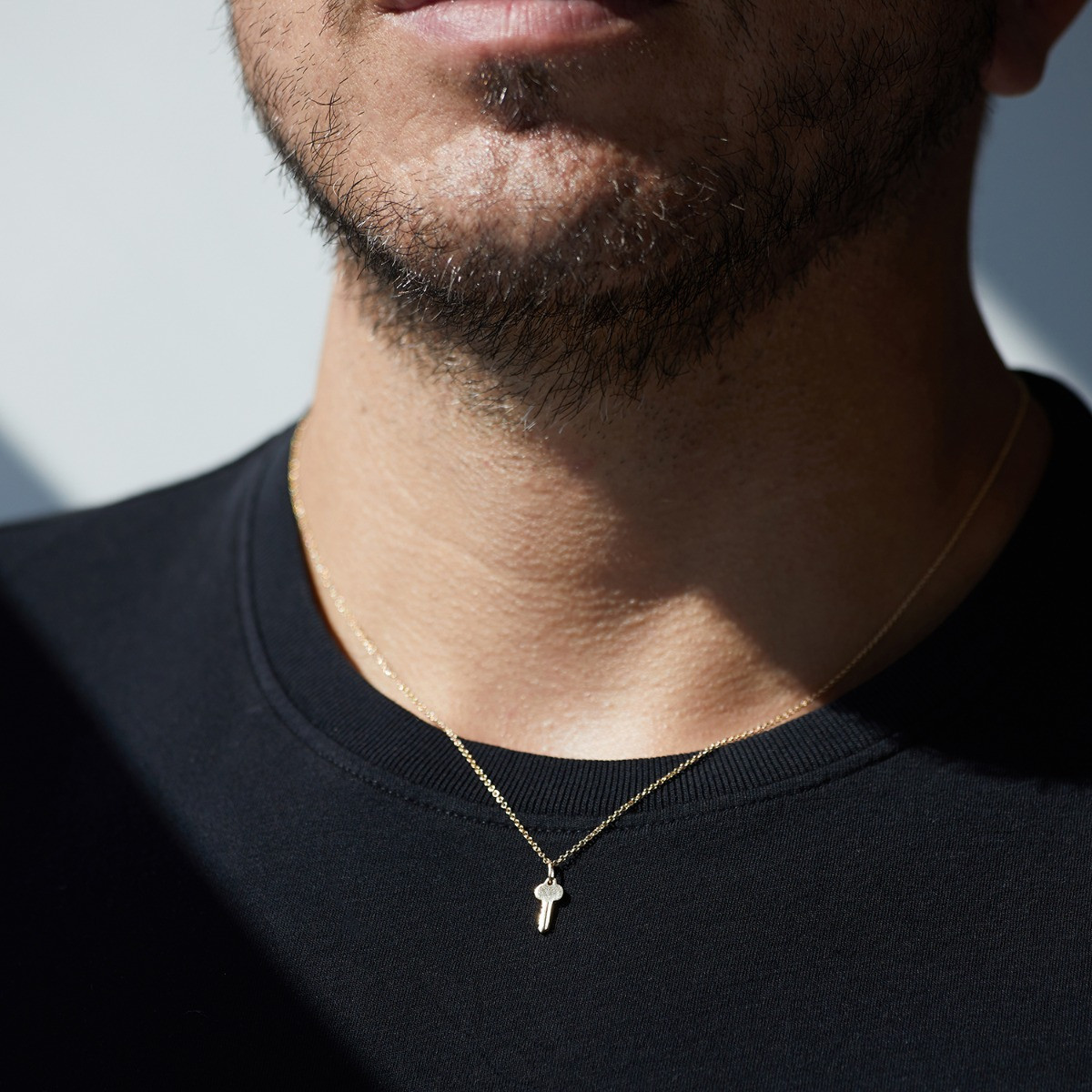 Tiniest Gold Key Charm | Catbird