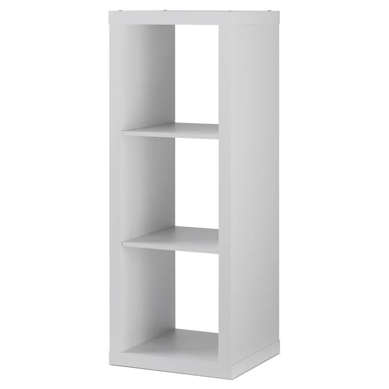Better Homes & Gardens 3-Cube Storage Organizer, White Texture | Walmart (US)