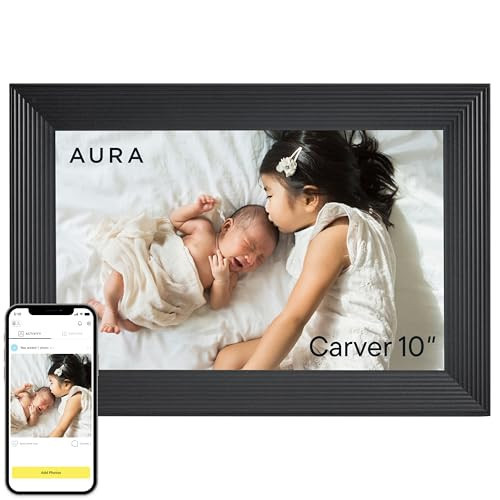 Aura 10" HD Digital Picture Frame | Wirecutter's Best Digital Frame for Gifting | Send Photos Directly to Your Frame from Anywhere | Quick & Easy Setup Over WiFi | Free, Unlimited Storage (No Ads) | Amazon (US)
