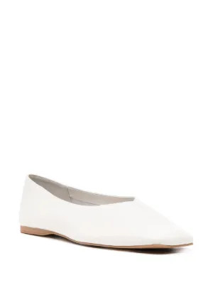 Senso Brynn Leather Ballerina Flats  | White | FARFETCH IE | Farfetch Global