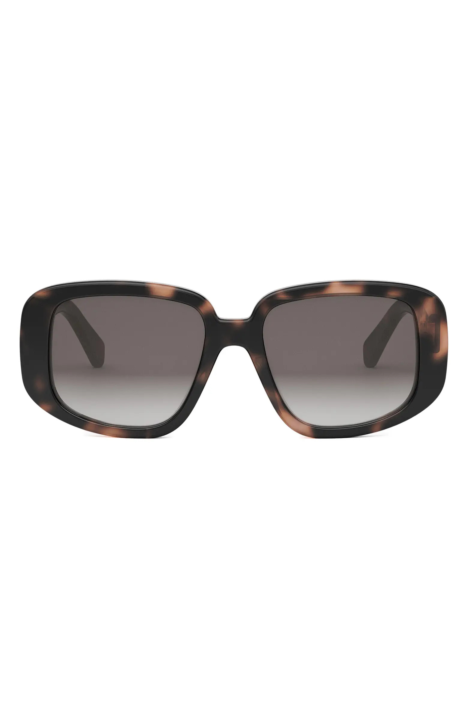 CELINE Bold 3 Dots 55mm Geometric Sunglasses | Nordstrom | Nordstrom