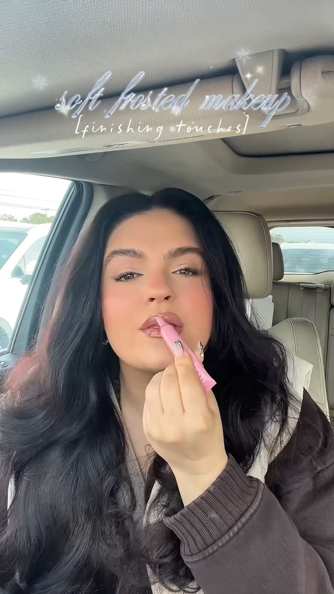 icy eyes + baby pink lips ❄️ 🎀 

#LTKBeauty #LTKSeasonal #LTKgrwm