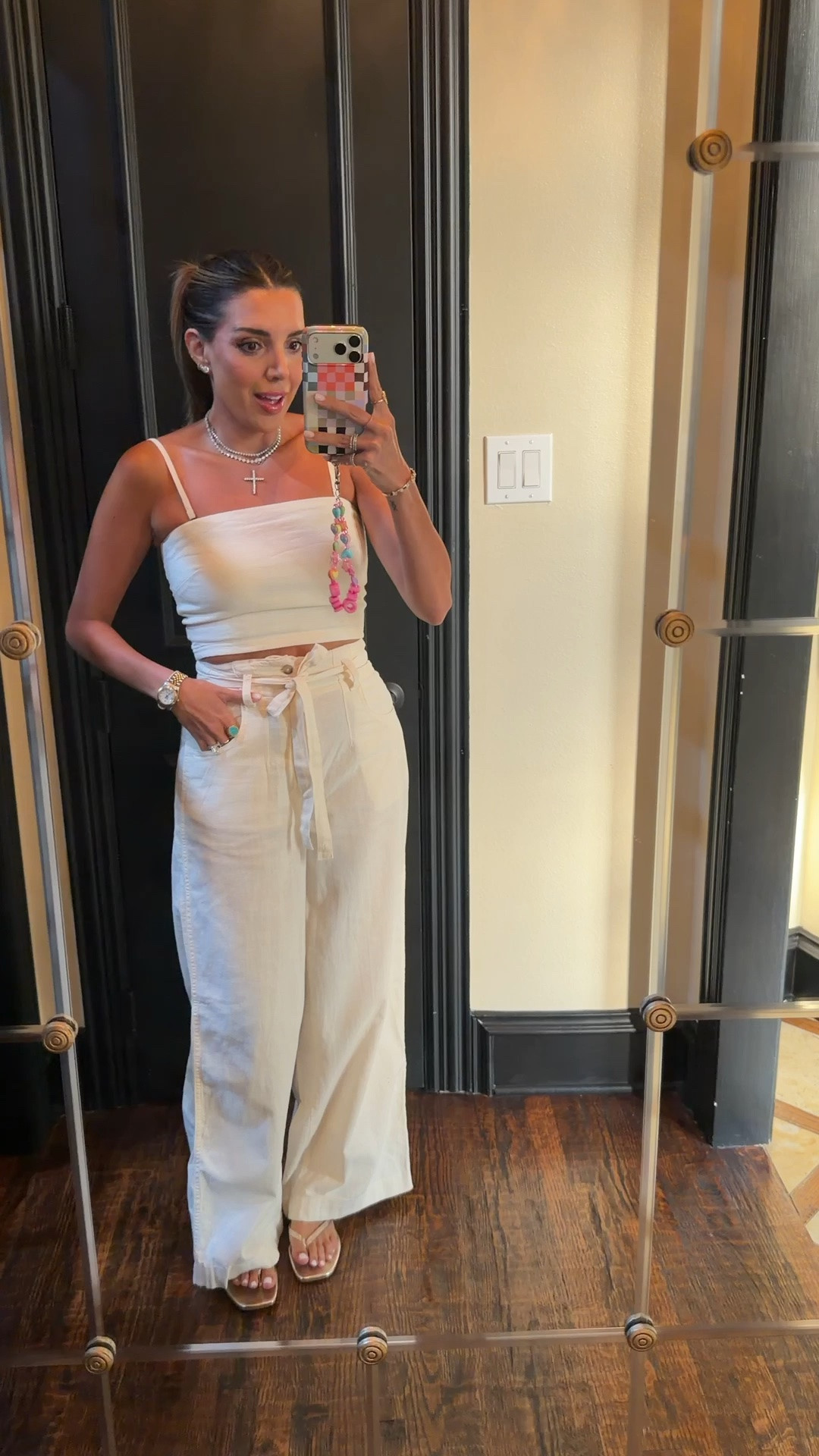 No I’m obsessed and this outfit couldnt have come at a better time! We’re going to Florida next week and this linen set is perfect! Love how lightweight and breathable it is!! It’s sooo darling and flattering!

pants: 4
top: small

@leejeans #leepartner 

Summer outfits, vacation outfits, summer set, matching sets

#LTKootd #LTKdayinmylife #LTKTravel