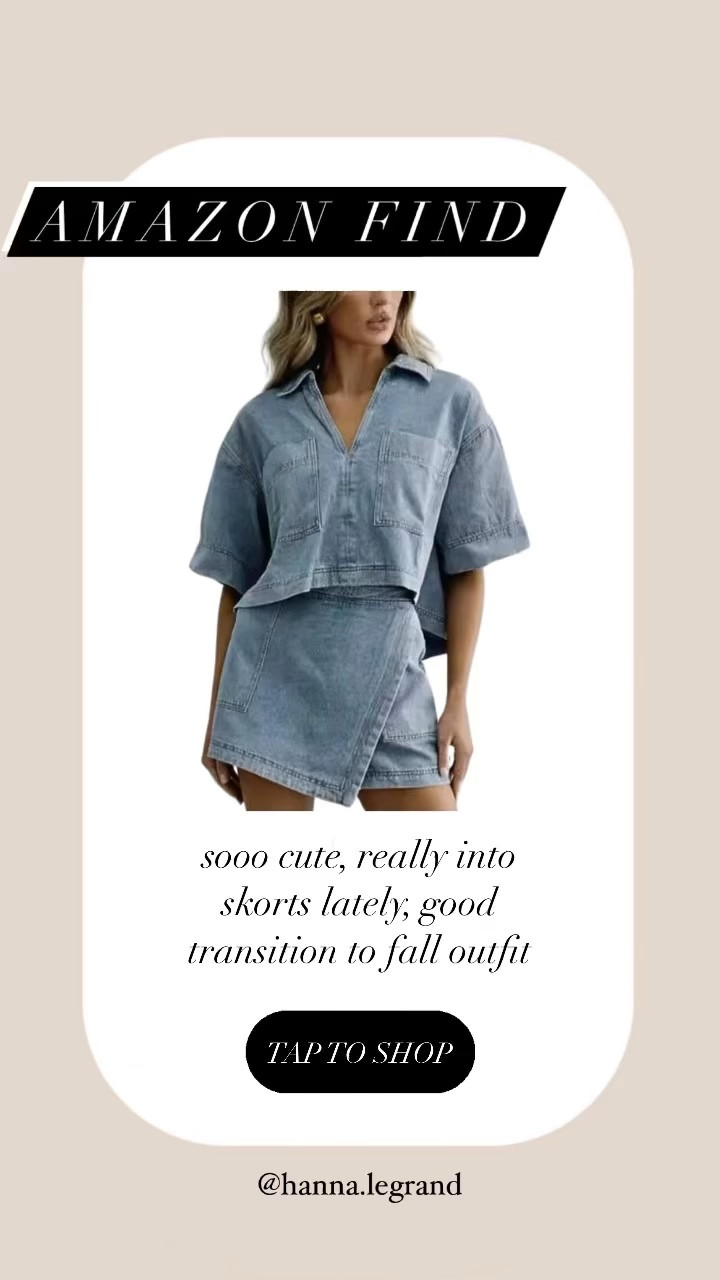 Amazon Find - sooo cute, really into 
skorts lately, good transition to fall outfit 

#LTKFindsUnder100 #LTKFindsUnder50 #LTKStyleTip