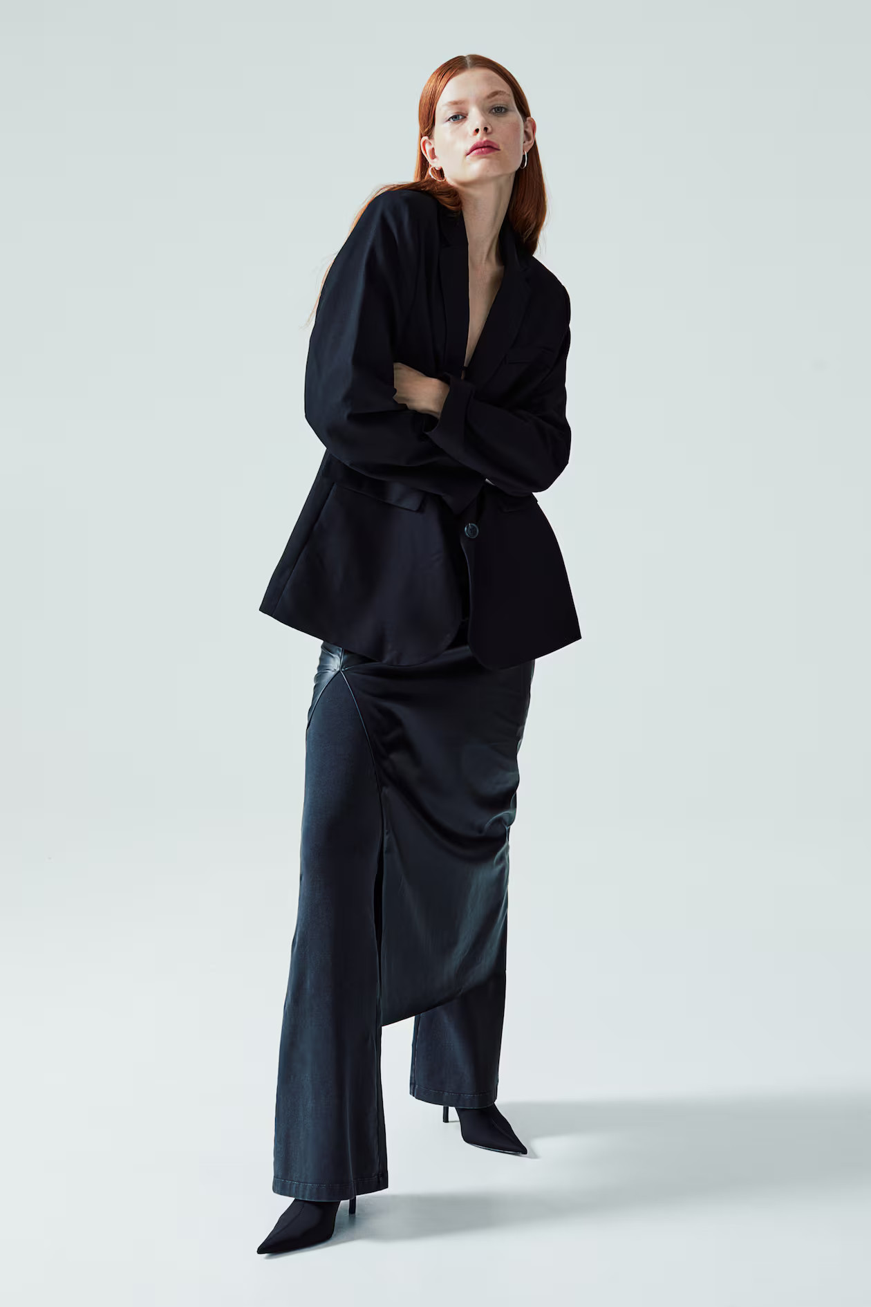 Einreihiger Blazer - Schwarz - Ladies | H&M AT | H&M (DE, AT, CH, NL, FI)