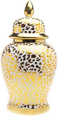 Godinger Jar Centerpiece Vase Storage - Leopard Print - Large | Amazon (US)