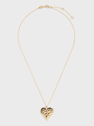 Hammered Heart Necklace | Banana Republic (US)