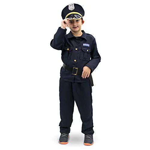 Boo! Inc. Plucky Police Officer Children's Halloween Dress Up Roleplay Costume | Walmart (US)