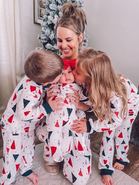 Christmas pajamas! 

Linking our matching family pjs & flocked Christmas tree below! 

Christmas decor, flocked trees, home decor, living room decorations. 

#LTKhome #LTKHoliday #LTKfamily