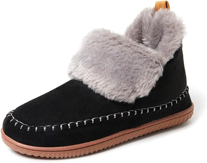 Dearfoams Women's Alpine Moritz Outdoor Arch Support House Shoe Bootie Slipper | Amazon (US)