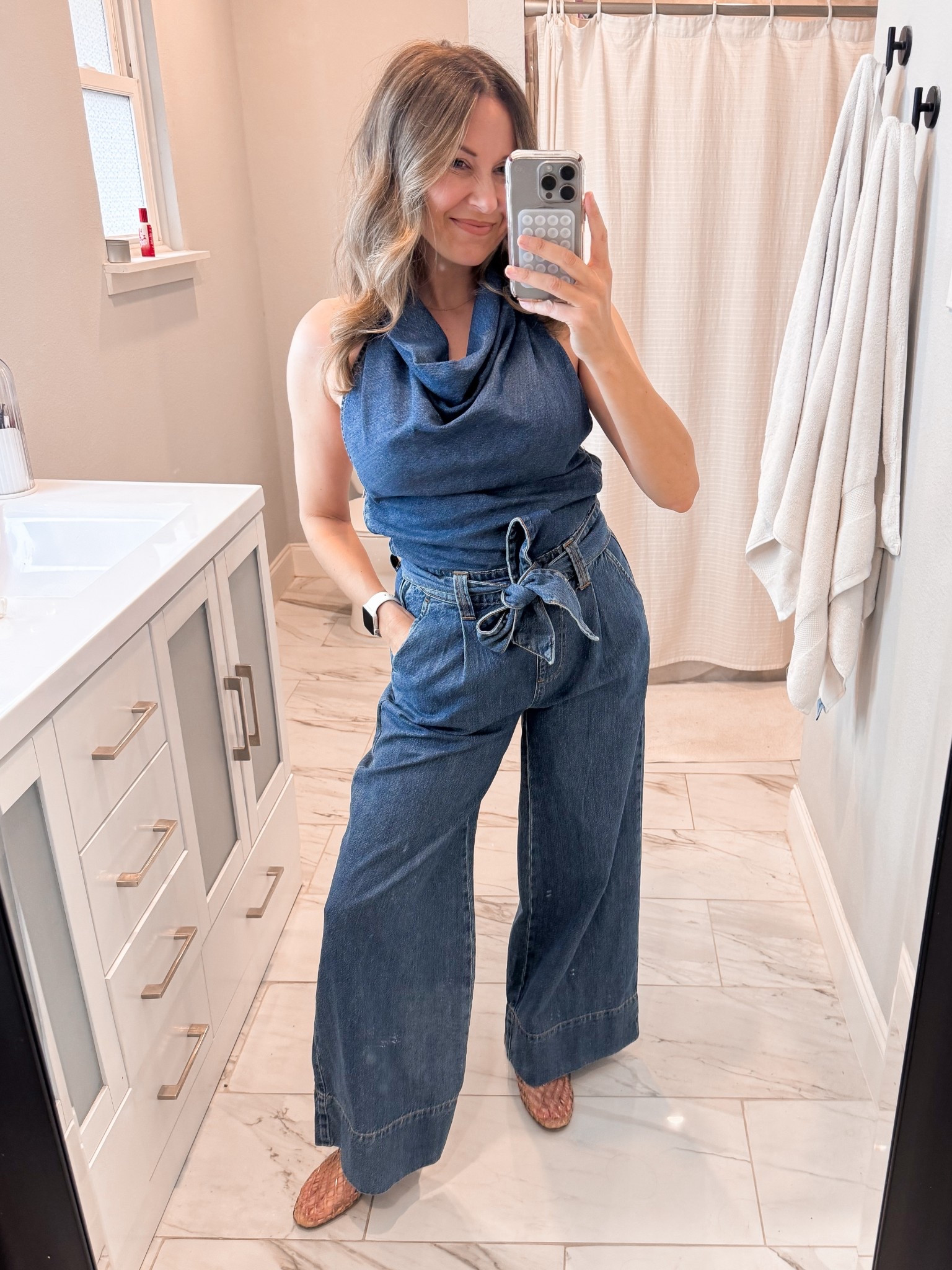 Size small. 

#LTKdayinmylife #LTKOver40 #LTKootd