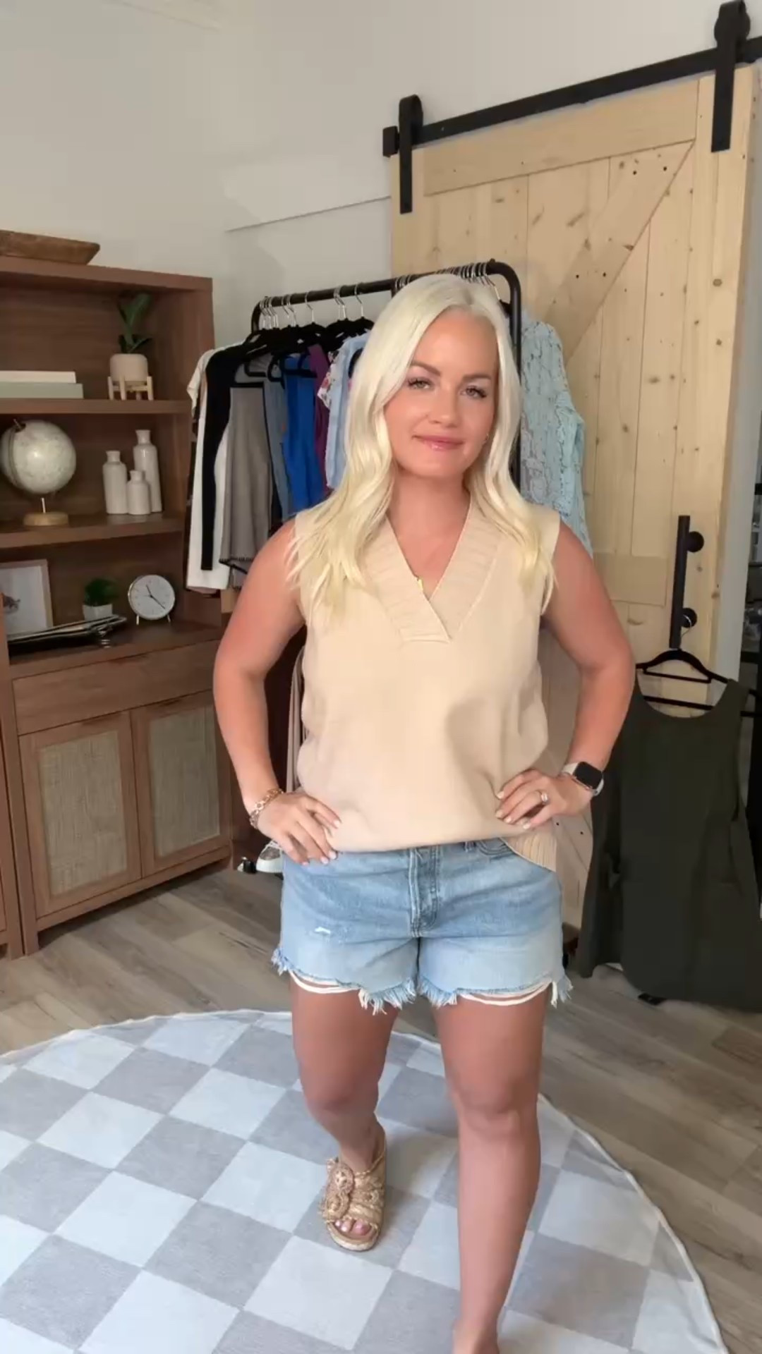 I’m loving this sweater vest, it’s lightweight, loose, and perfect for summer layering! The relaxed fit and side slits keep it breezy and comfy, making it easy to style with shorts, jeans, or skirts. A versatile go-to for casual days!

#LTKStyle #SweaterVest #SummerLayering #CasualChic #WardrobeFavorites #EasyOutfits 

 #LTKFindsUnder50 #LTKStyleTip