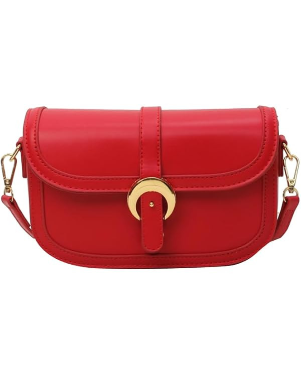 Small Crossbody Bag for Women Cute Shoulder Bag Stylish Handbag Black Purse with Zipper Closure | Amazon (US)