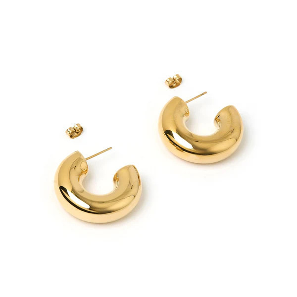 Bella Gold Hoop Earrings | Arms Of Eve