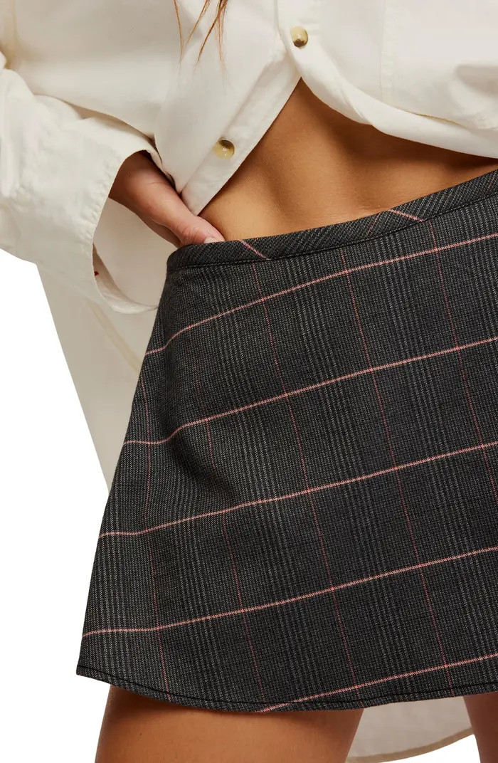 Free People Paradise Found Plaid Skort | Nordstromrack | Nordstrom Rack