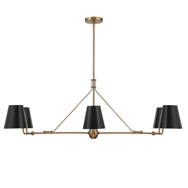 Karr 6 - Light Kitchen Island Modern Linear Chandelier | Wayfair North America
