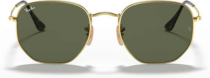 Ray-Ban RB3548N Hexagonal Flat Lens Hexagonal Sunglasses | Amazon (US)