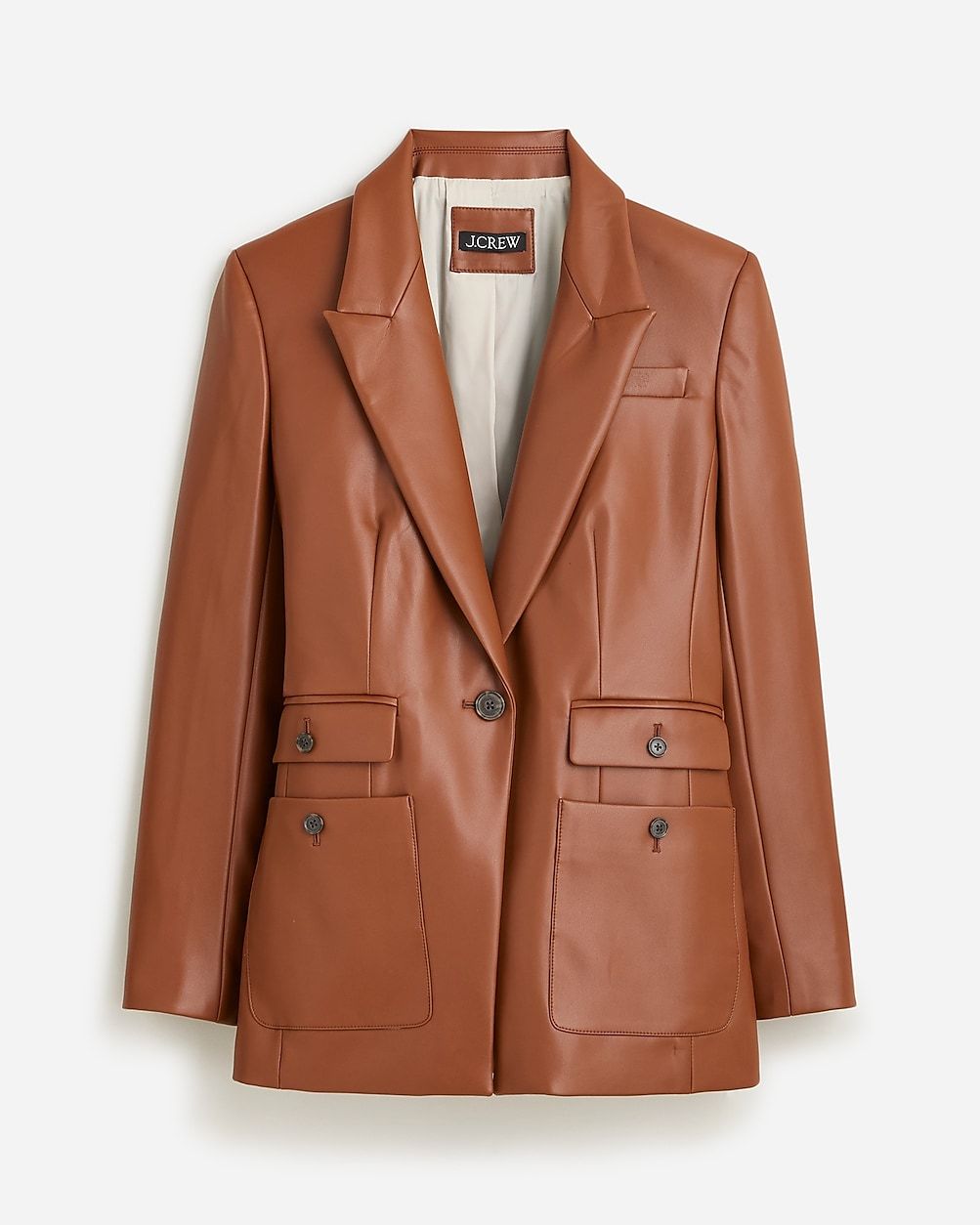 Vivienne blazer in faux leather | J. Crew US