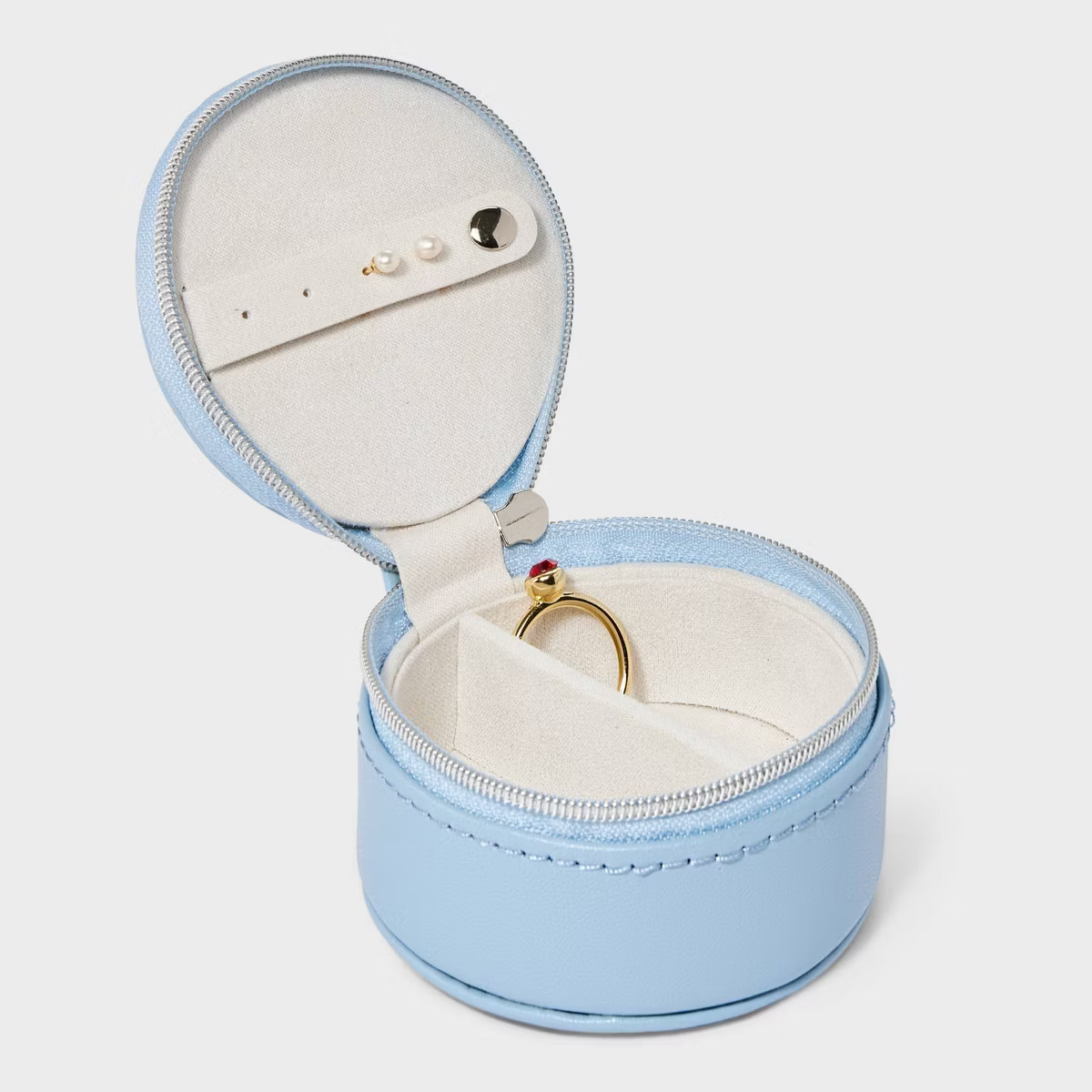 Round Travel Jewelry Organizer with Pearl Bow - A New Day™ | Target