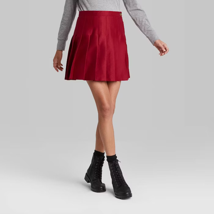 Women's Woven Tennis Mini A-Line Skirt - Wild Fable™ | Target