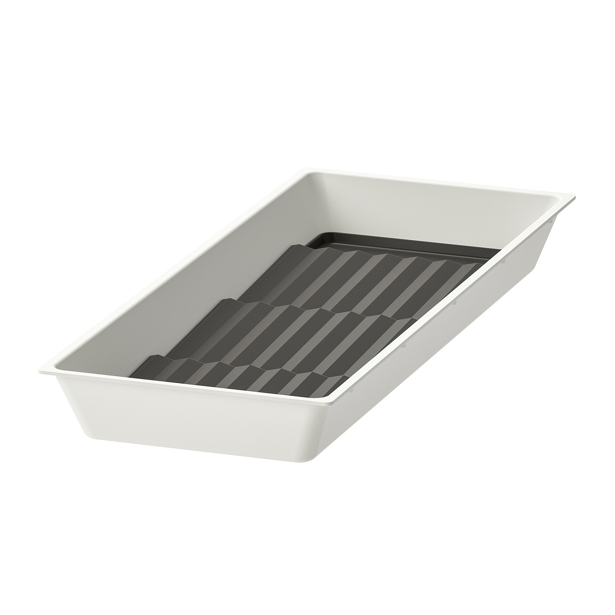 UPPDATERA Kasten mit Gewürzeinsatz, weiß/anthrazit, 20x50 cm - IKEA Deutschland | IKEA (DE)
