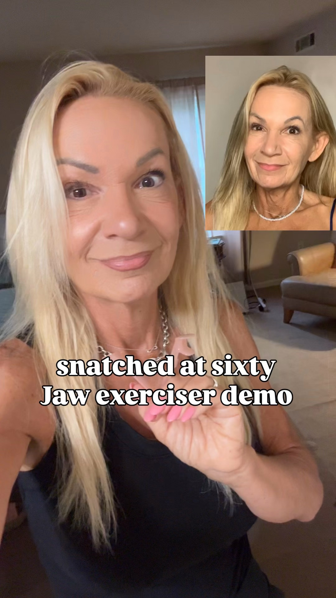 This little jaw exerciser has snatched my almost 60 year old jawline and transformed my face. All in two minutes a day!

The jowling that was developing along my jawline is greatly improved. Cheeks are firm and sculpted, and lips are noticeably fuller. I started noticing results in the first month of my use, and they keep getting better over time. 



In the interest of transparency I’ve been getting Botox in my forehead since 2019. Using this jaw exerciser has made such a difference everywhere else!

Highly recommend! Drop any questions in the comments ⬇️

xoxo
Elizabeth

#LTKOver40 #LTKmorningroutine #LTKBeauty