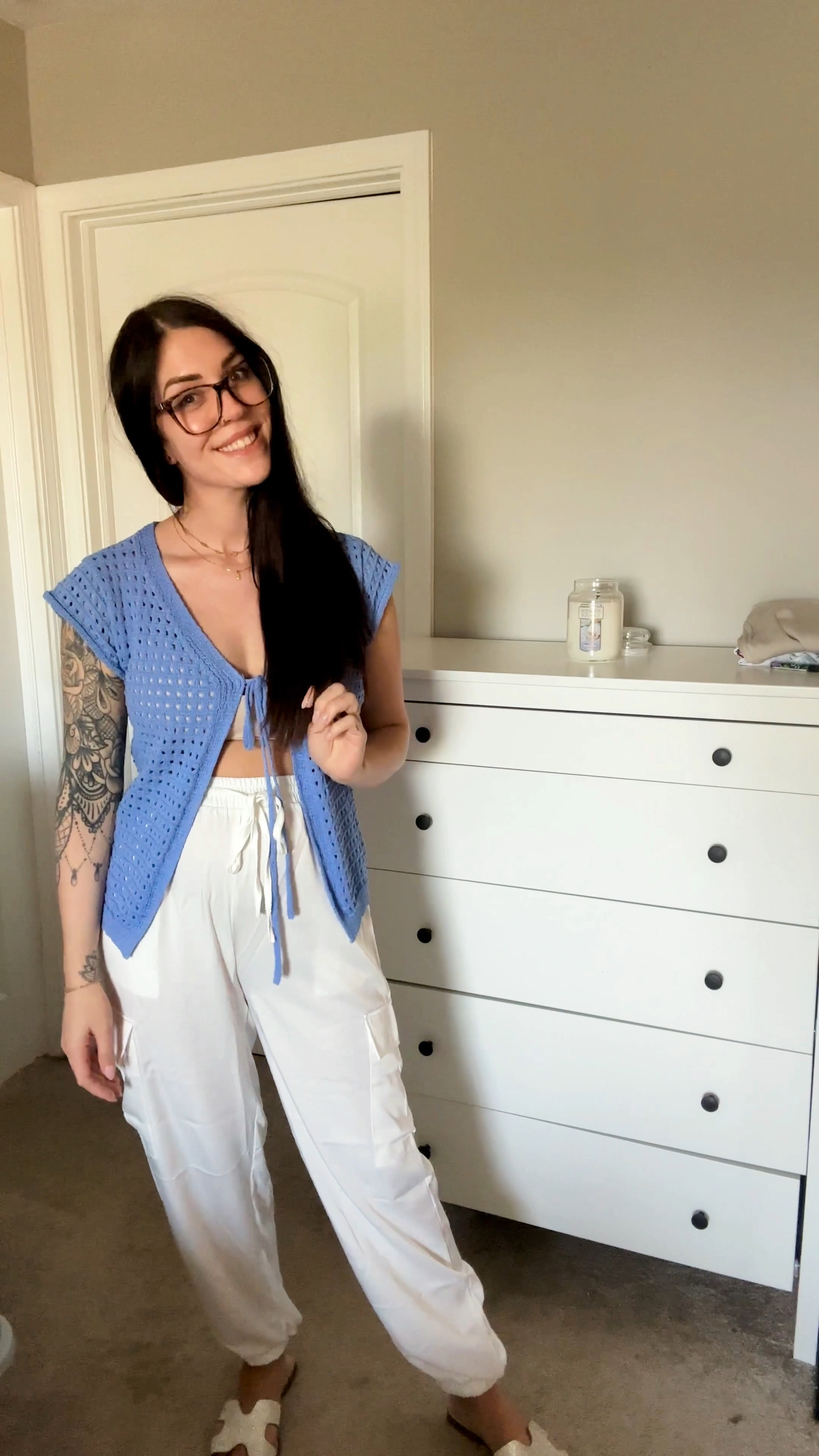 My breastfeeding (and pumping) friendly outfit of the day!

Im trying to tind my style again atter pregnancy.

Outfits that are cute, comfortable, and practical!

This one is nice for the hot summer months and came in handy at the doctors office with my babe.

You could make it more conservative with a nursing tank underneath rather than the nursing bra.

Outfit is from Amazon. Shoes are target 🤍

#LTKbump #LTKfamily #LTKbaby