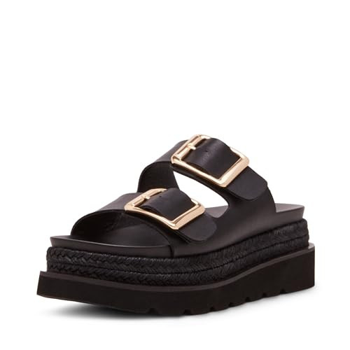 Madden Girl Women's Mythicall Platform Sandal, Black Paris, 9.5 | Amazon (US)