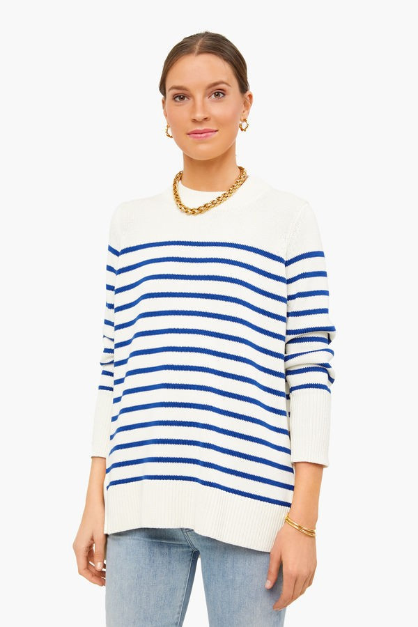Blue Stripe Bar Harbor Sweater | Tuckernuck (US)