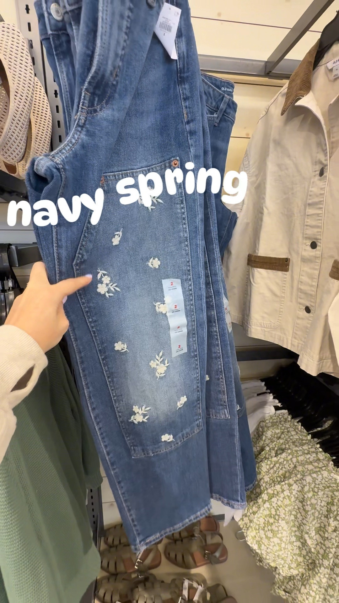 Quick trip to old navy and they have some cute affordable springs denim and finds 

#LTKActive #LTKOver40