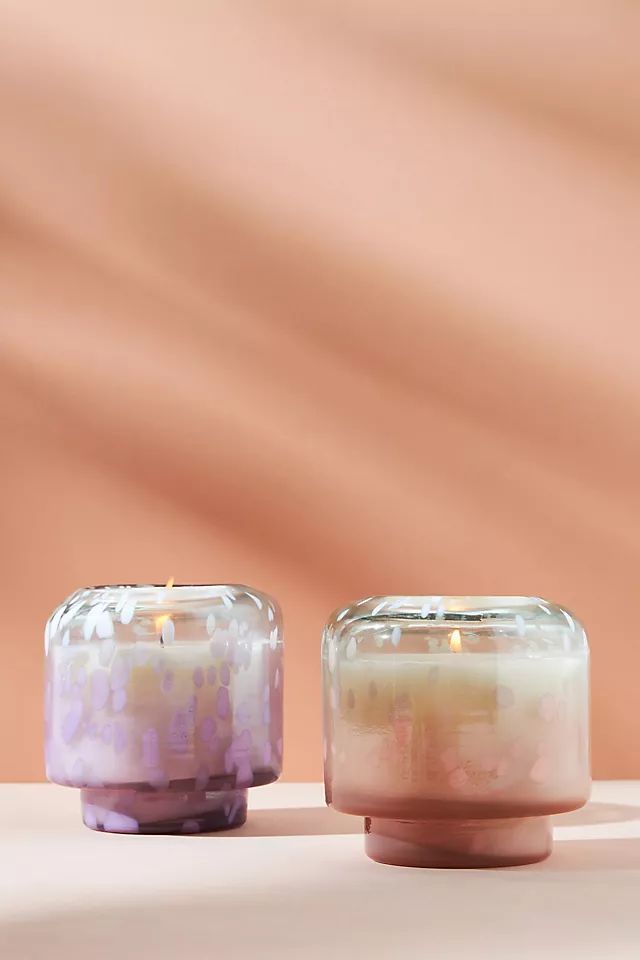 Val Speckled Glass Candle | Anthropologie (US)